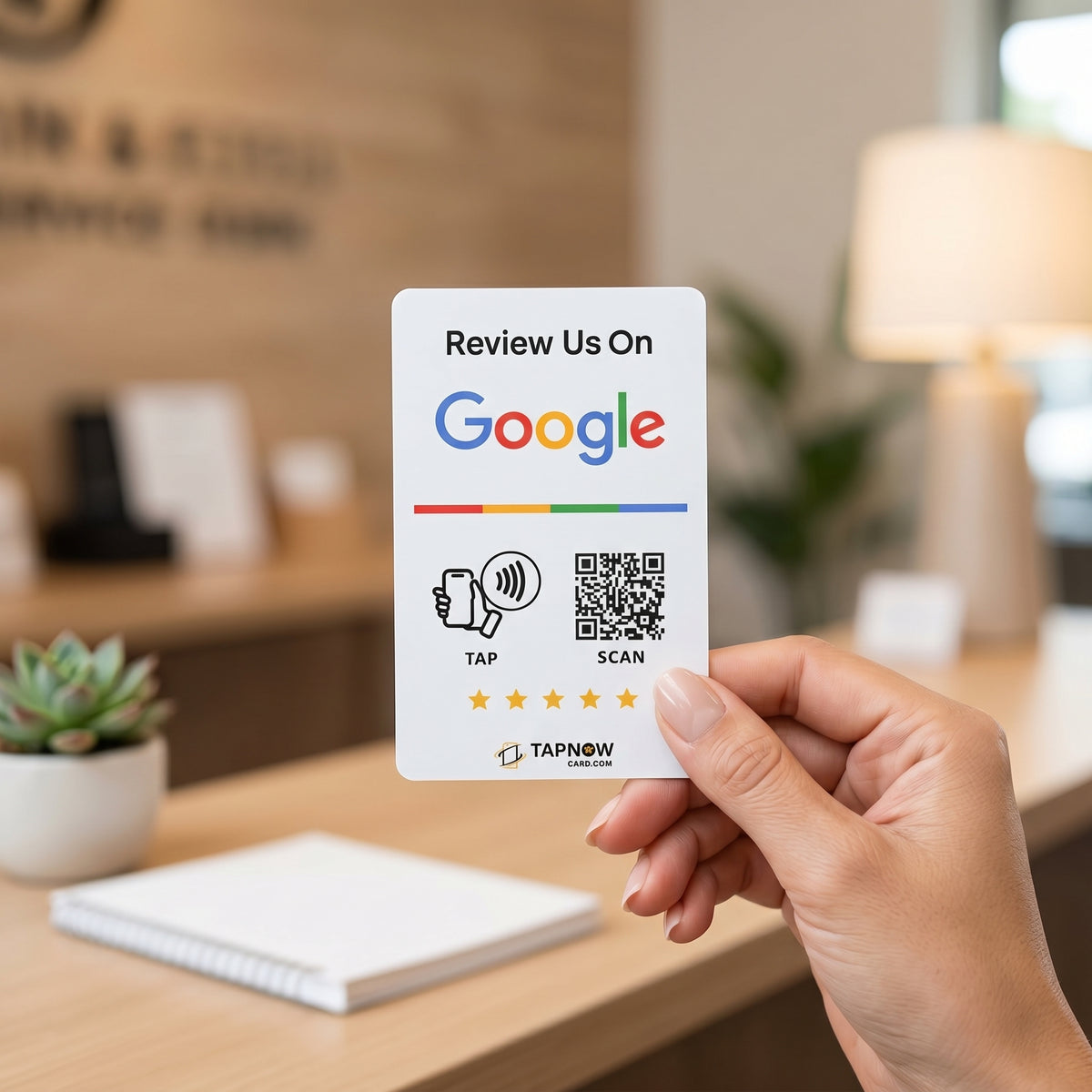 TapNow Classic White Card