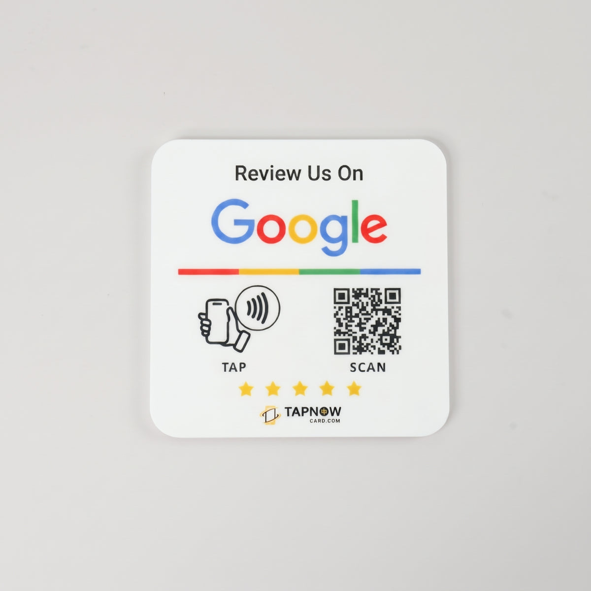 TapNow Classic White Plate