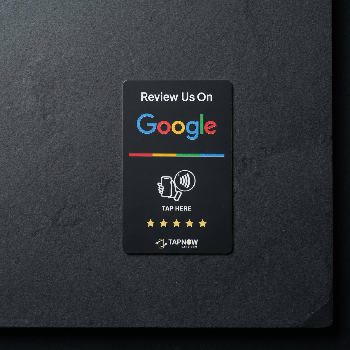 TapNow Card Matte Black Classic Design Durable Finish