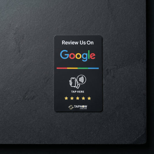 TapNow Card Matte Black Classic Design Durable Finish